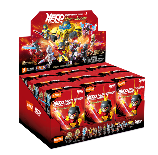 Blokees (Blind box) Figures PDQ (9 in 1) - Herospire Galaxy Version Tubro 01 - Hero‘s Journey