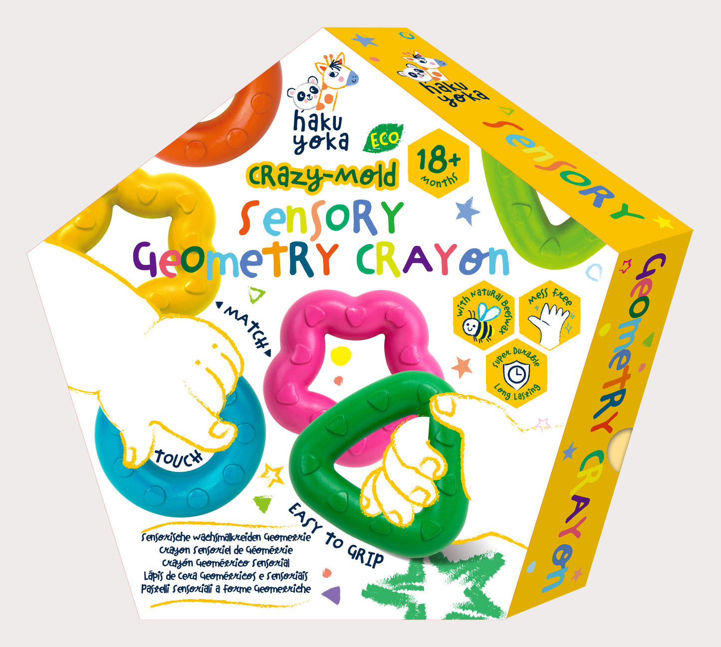 Haku Yoka 6 Sensory Geometry Crayon