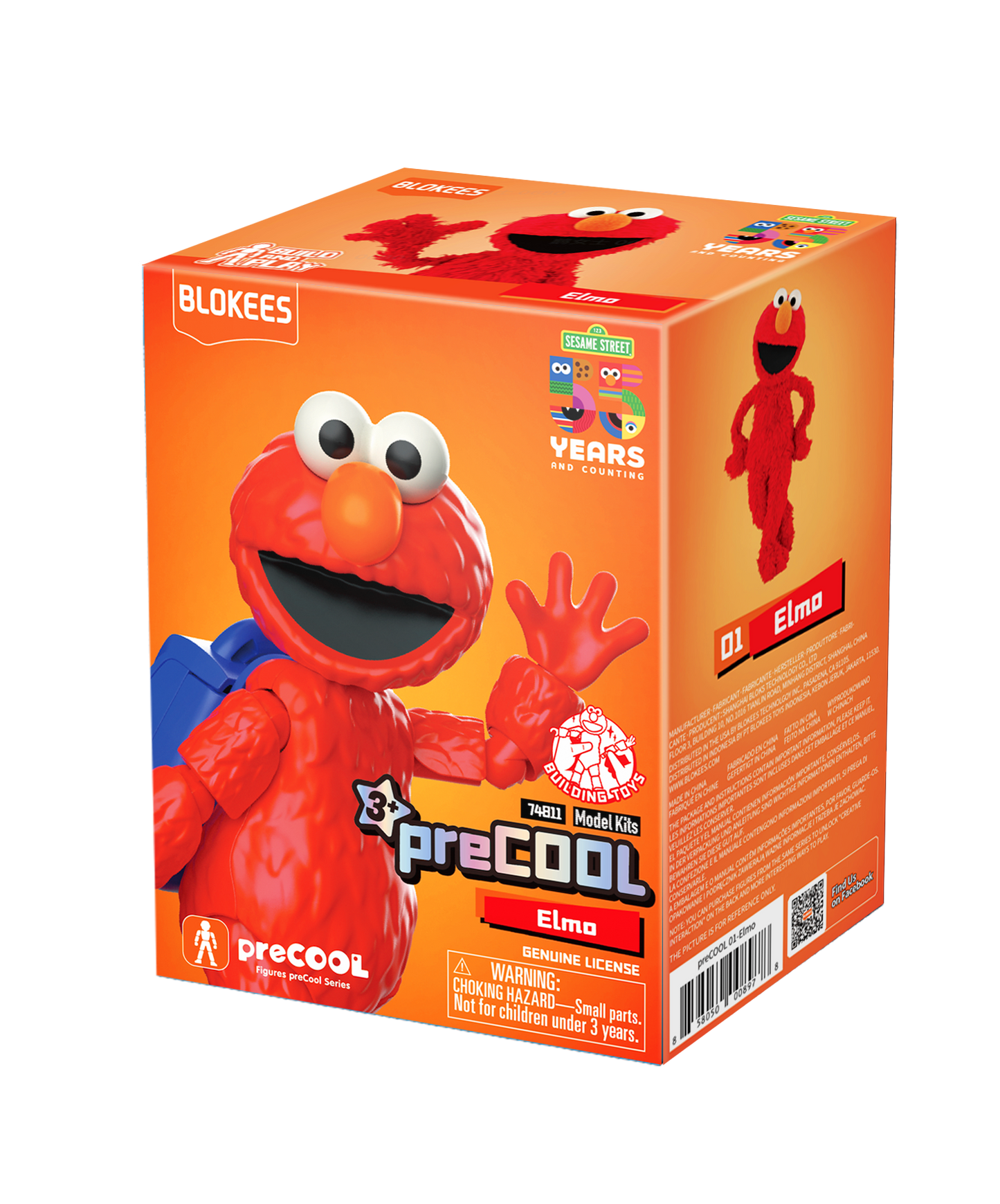 Blokees Figures - Sesame Street AL01 -Elmo