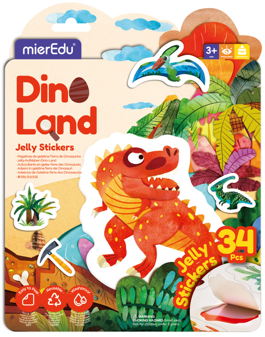 MierEdu Jelly Stickers - Dino Land