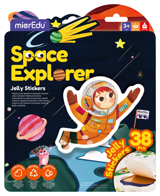 MierEdu Jelly Stickers - Space Explorer