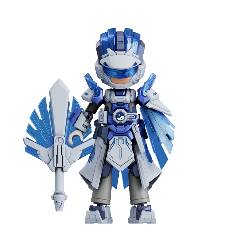 Blokees Figures - Hero Infinity (Model Kit) Armor Version 22-Zhuge Liang (Battle Suit)