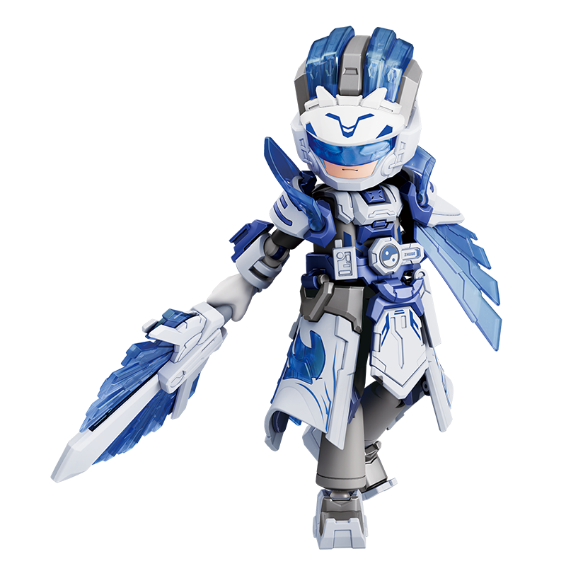 Blokees Figures - Hero Infinity (Model Kit) Armor Version 22-Zhuge Liang (Battle Suit)