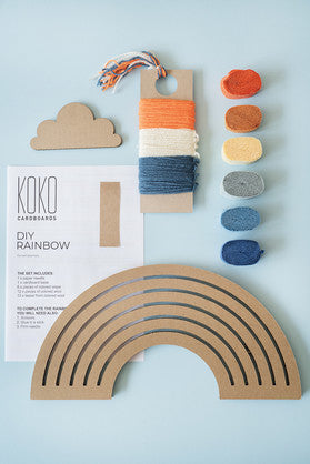 DIY RAINBOW CARDBOARDS