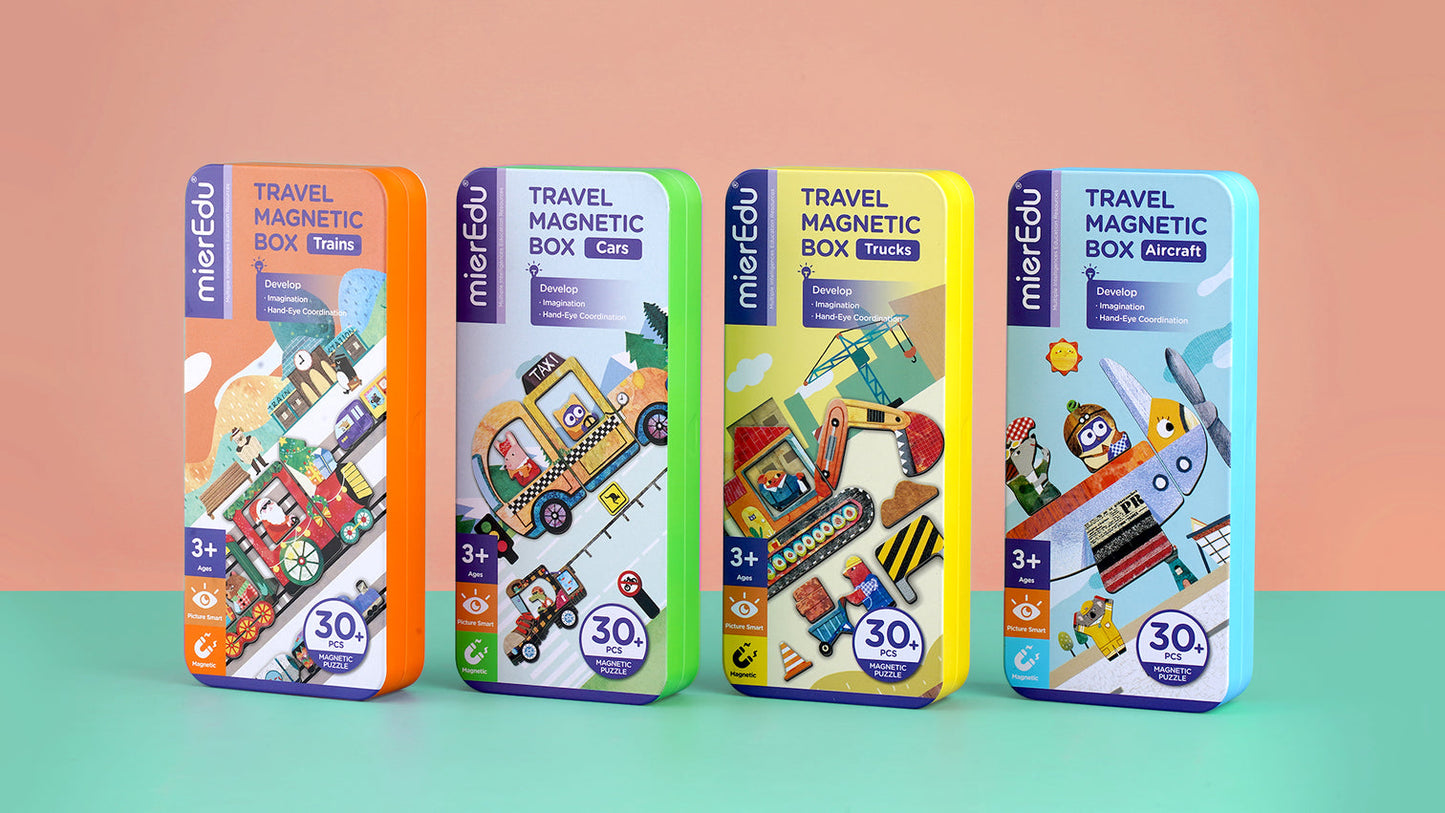 Travel Magnetic Box - Trucks