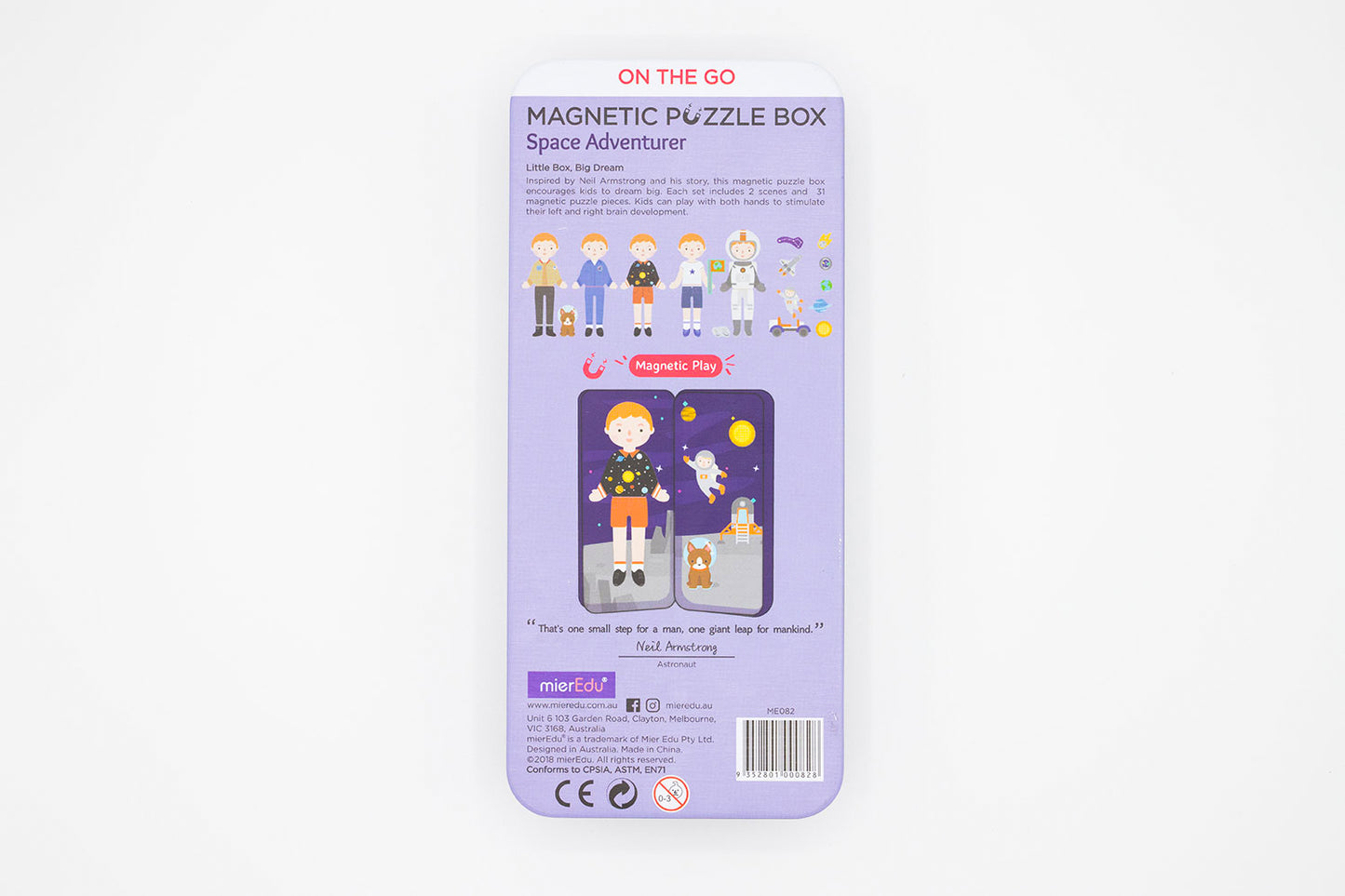 Travel Magnetic Puzzle Box - Dream Big - Space Adventurer