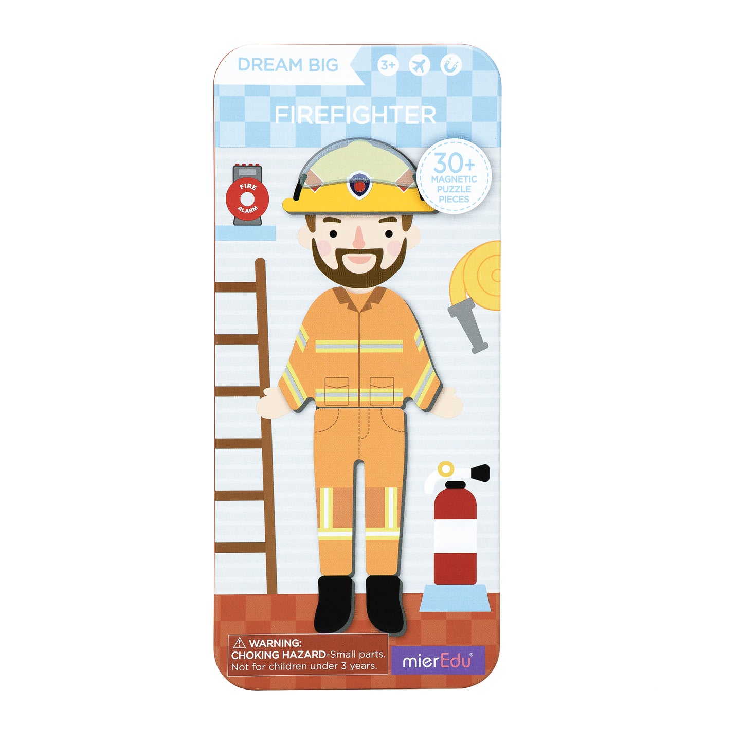 Travel Magnetic Puzzle Box - Heroes - Firefighter