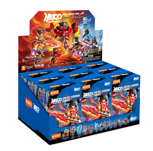 Blokees (Blind box) Figures PDQ (9 in 1) - Herospire Galaxy Version Tubro 02 - Fearless Demon Child