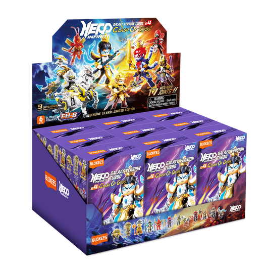 Blokees (Blind box) Figures PDQ (9 in 1) - Herospire Galaxy Version Tubro 04 - Clash of Gods