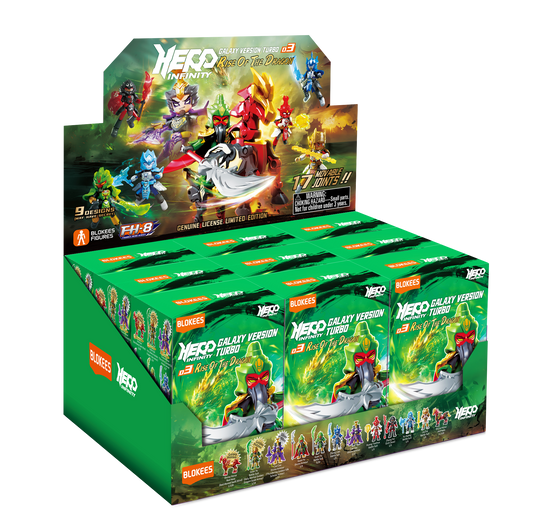 Blokees (Blind box) Figures PDQ (9 in 1) - Herospire Galaxy Version Tubro 03 - Rise of the Dragon