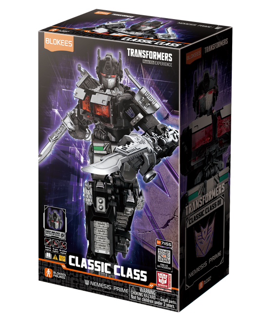 Blokees Superhero Toys, Building Model Kit for Children and Adults Figures - Transformers (Model Kit) Classic Class 08 - Nemesis Prime