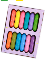 Happy Pea Pod Crayons