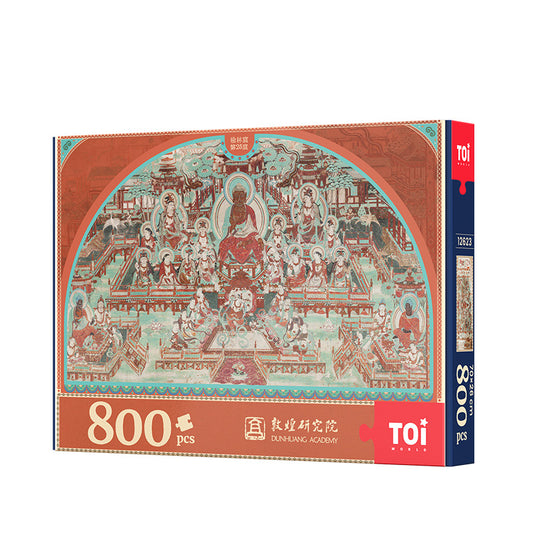 TOi Puzzle 800 Pieces - Dunhuang Series, Mogao Caves 25th Cave - Challenging Jigsaw Puzzle