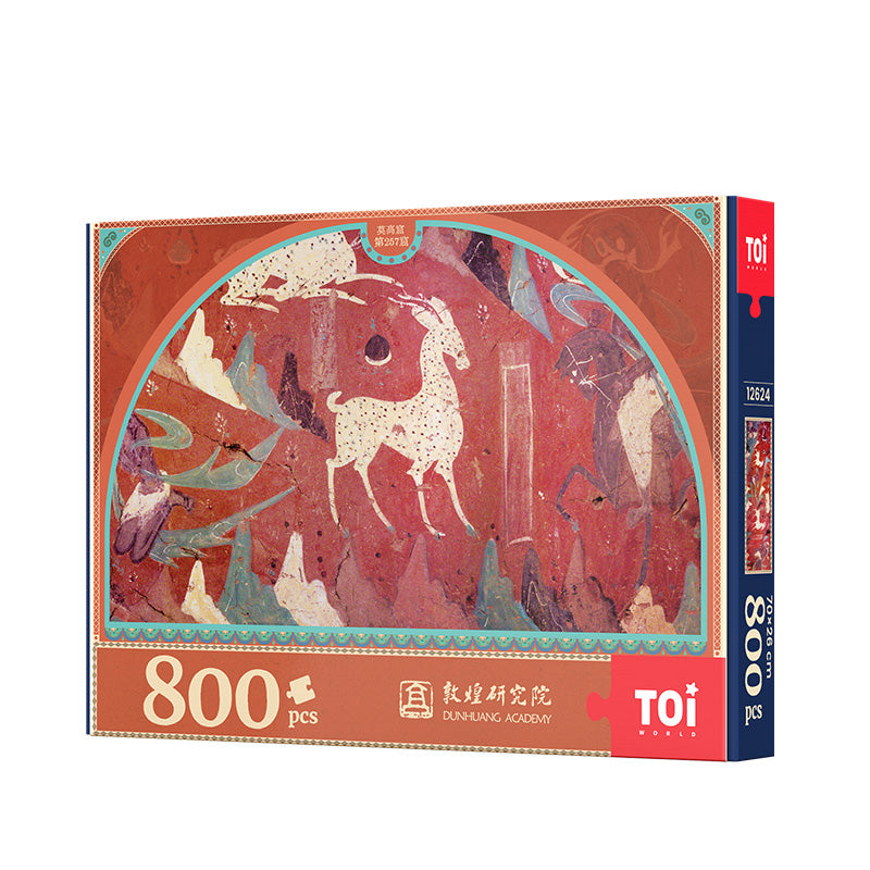 TOi Puzzle 800 Pieces - Dunhuang Series, Mogao Caves 257th Cave - Detailed Jigsaw Puzzle