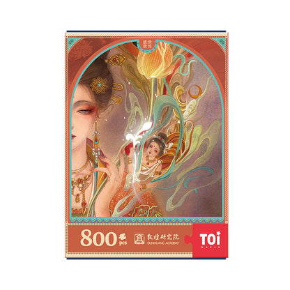 TOi Puzzle 800 Pieces - Dunhuang Series, Prosperous Dunhuang, Mogao Caves - Challenging Jigsaw for Adults