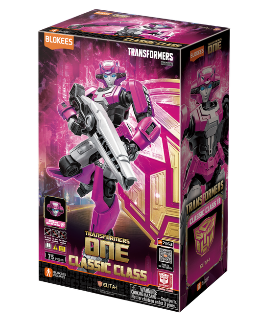 Blokees Superhero Toys, Building Model Kit for Children and Adults Figures - Transformers (Model Kit) Classic Class 13 - One Elita-1