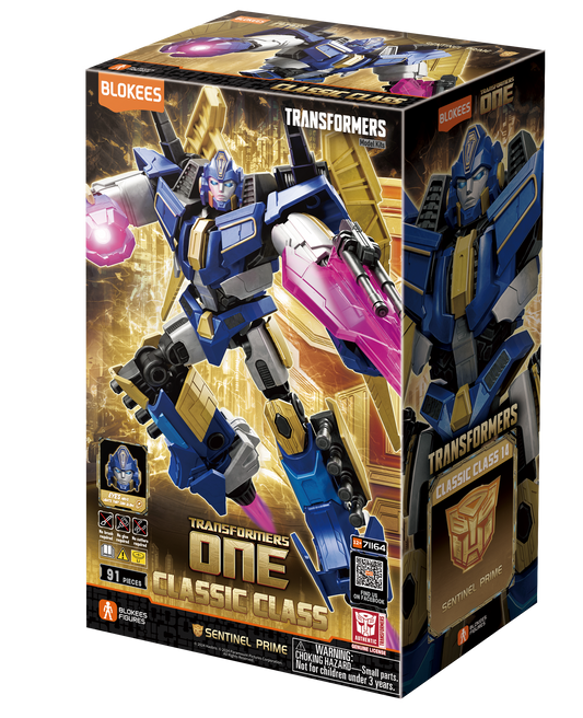 Blokees Superhero Toys, Building Model Kit for Children and Adults Figures - Transformers (Model Kit) Classic Class 14 - One Sentinel Prime