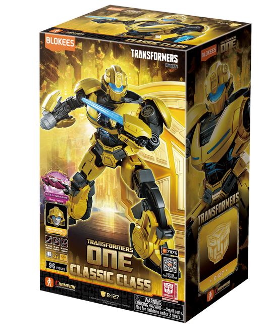 Blokees Superhero Toys, Building Model Kit for Children and Adults Figures - Transformers (Model Kit) Classic Class 15 - One B-127