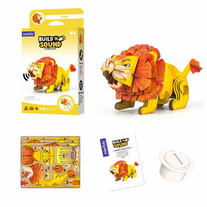 Build 'n' Sound 3D Puzzle - Safari