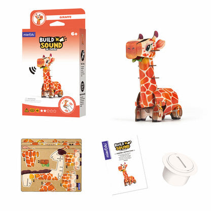 Build 'n' Sound 3D Puzzle - Safari