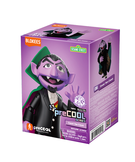 Blokees Figures - Sesame Street AL02 -Count Von Count