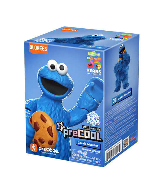 Blokees Figures - Sesame Street AL01 -Cookie Monster