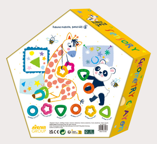 Haku Yoka 6 Sensory Geometry Crayon