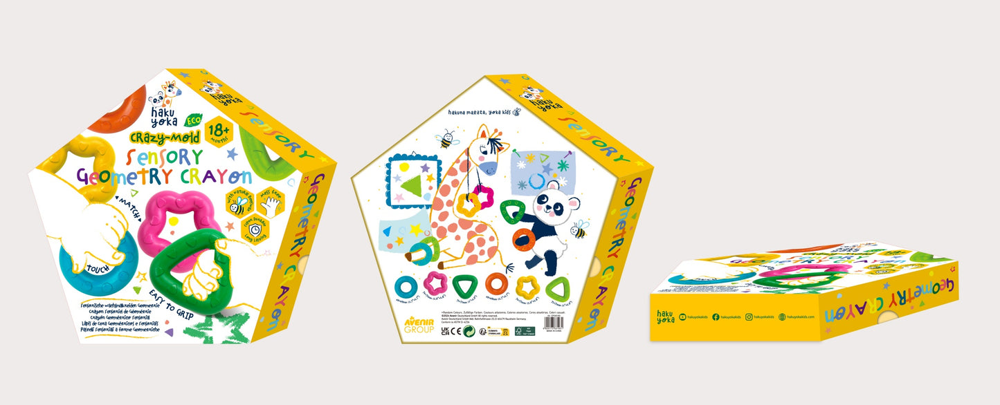 Haku Yoka 6 Sensory Geometry Crayon