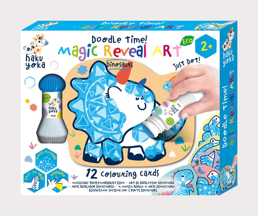 Haku Yoka Magic Dot Art -Dinosaur