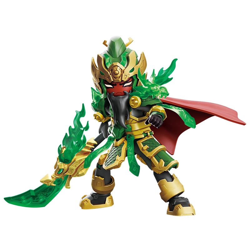 Blokees Figures - Hero Infinity (Model Kit) Armor Version 21 -Guan Yu (Divine Armour)