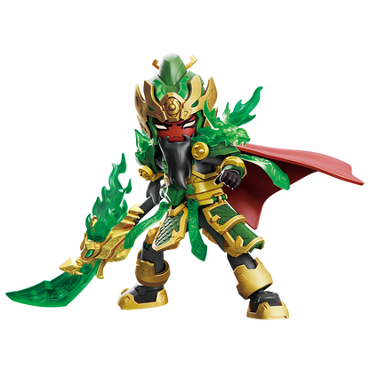 Blokees Figures - Hero Infinity (Model Kit) Armor Version 21 -Guan Yu (Divine Armour)
