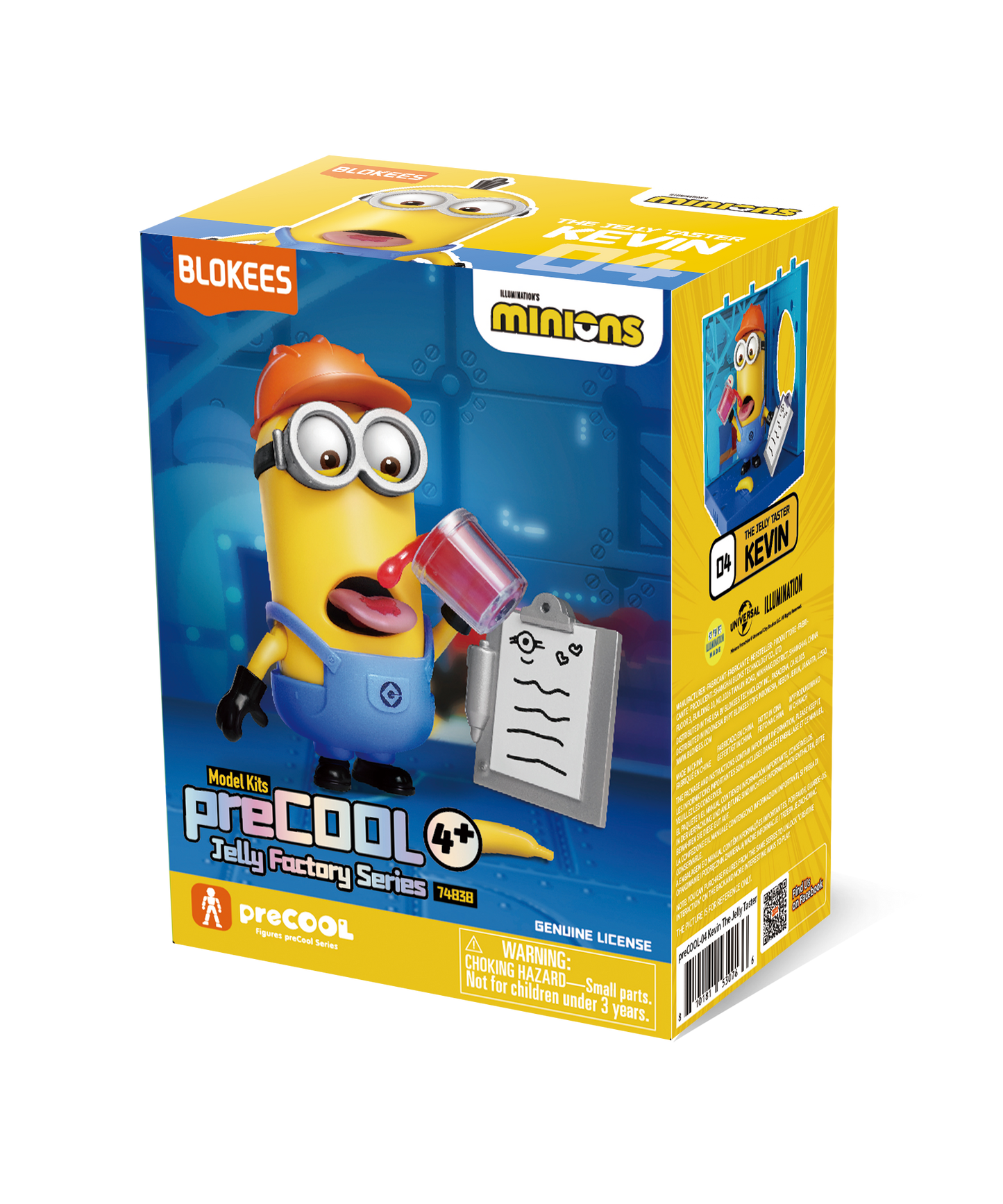 Blokees Officially Licensed Playful Learning Action Figures - preCOOL Minions -Kevin (The Jelly Taster)