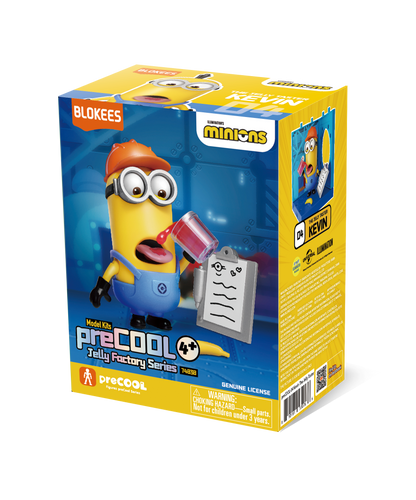 Blokees Officially Licensed Playful Learning Action Figures - preCOOL Minions -Kevin (The Jelly Taster)