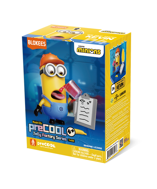 Blokees Officially Licensed Playful Learning Action Figures - preCOOL Minions -Kevin (The Jelly Taster)