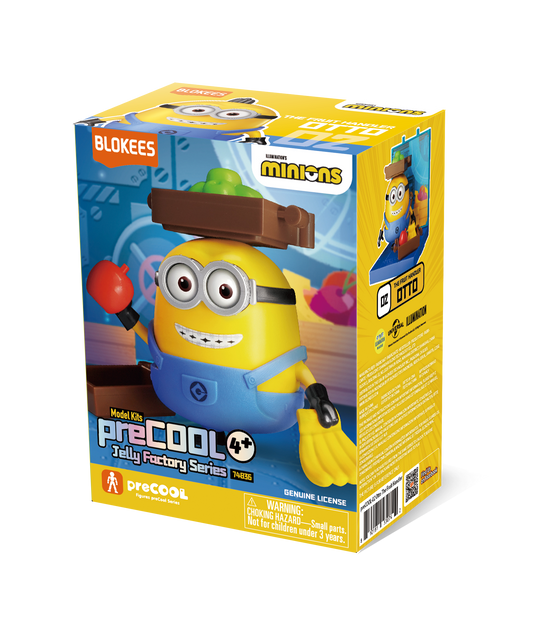Blokees Officially Licensed Playful Learning Action Figures - preCOOL Minions -Otto (The Fruit Handler)