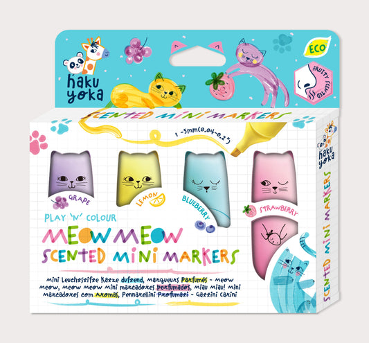 Haku Yoka Mini Markers- Meow Meow Scented