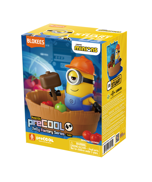 Blokees Officially Licensed Playful Learning Action Figures - preCOOL Minions -Stuart (The Jelly Maker)