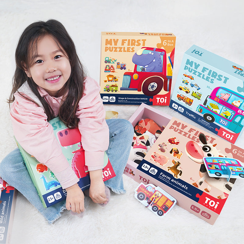 My First Puzzles-Shapes & Construction Vehicle (New Packaging)
