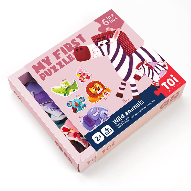 My First Puzzles-Wild animals (New Packaging)
