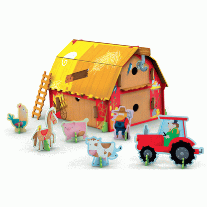 Sassi 3D Assemble, Build and Book - Farm