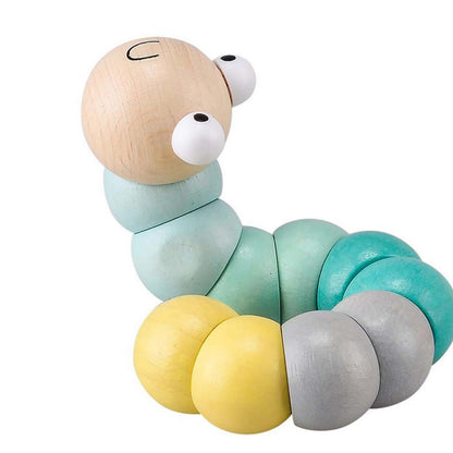 Calm & Breezy Wooden Jointed Worm 2p/Set