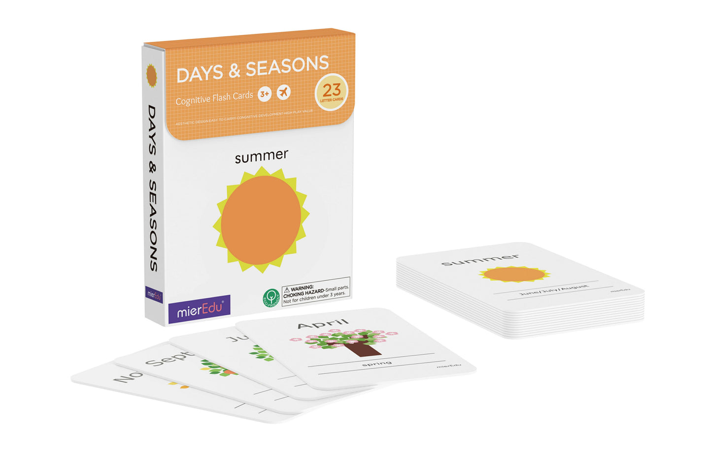 Cognitive Flash Card – Days & Seasons