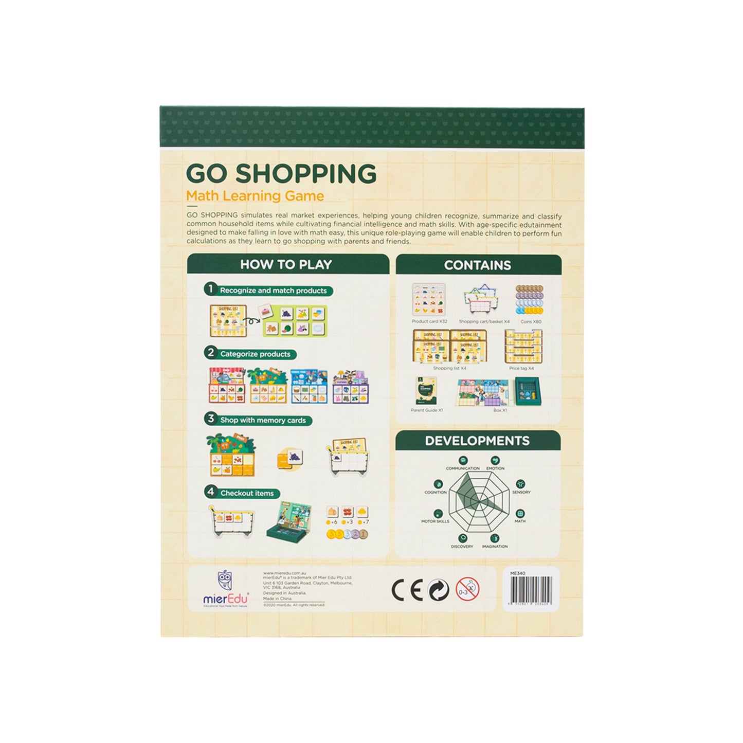 Math Learning Game – Go Shopping