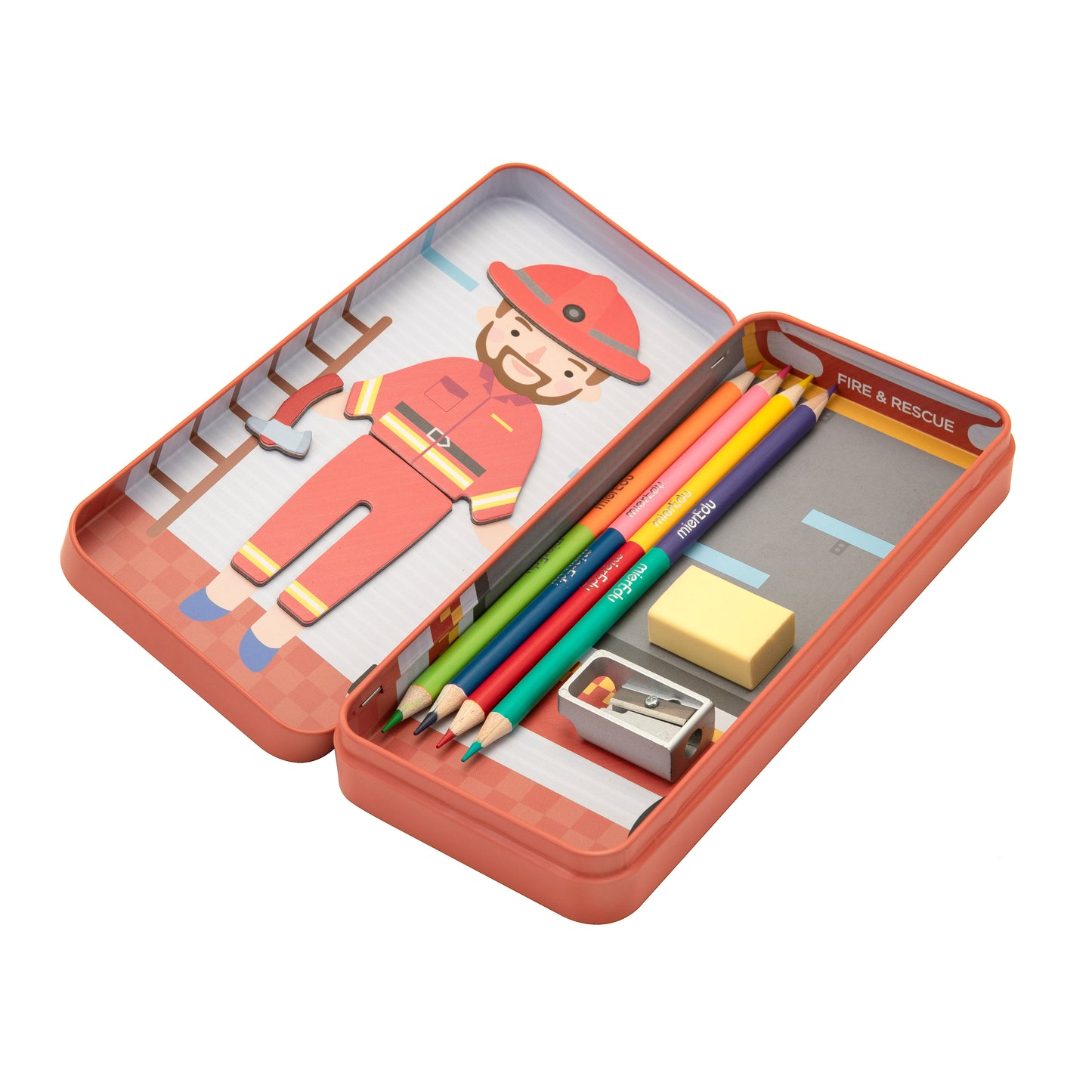 Travel Magnetic Puzzle Box - Heroes - Firefighter