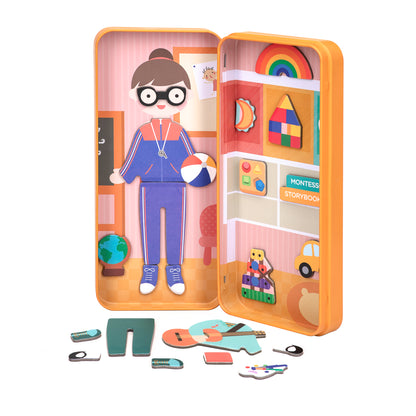 Travel Magnetic Puzzle Box - Heroes - Teacher