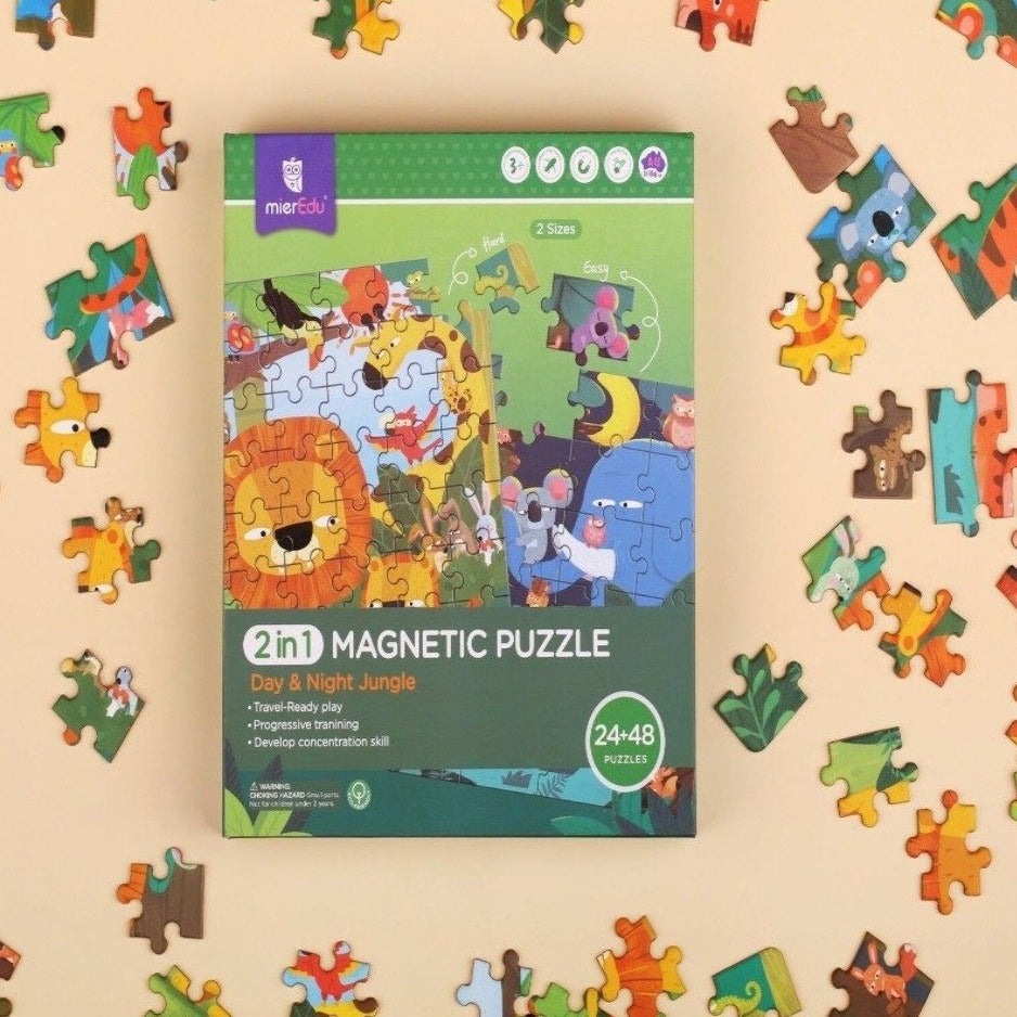 2 in 1 Magnetic Puzzles - Forest