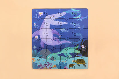 2 in 1 Magnetic Puzzles - Dinosaurs