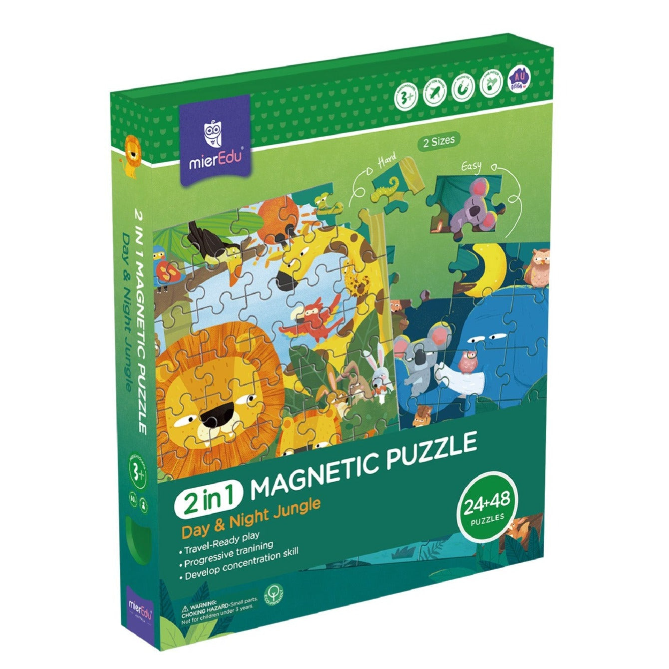 2 in 1 Magnetic Puzzles - Forest
