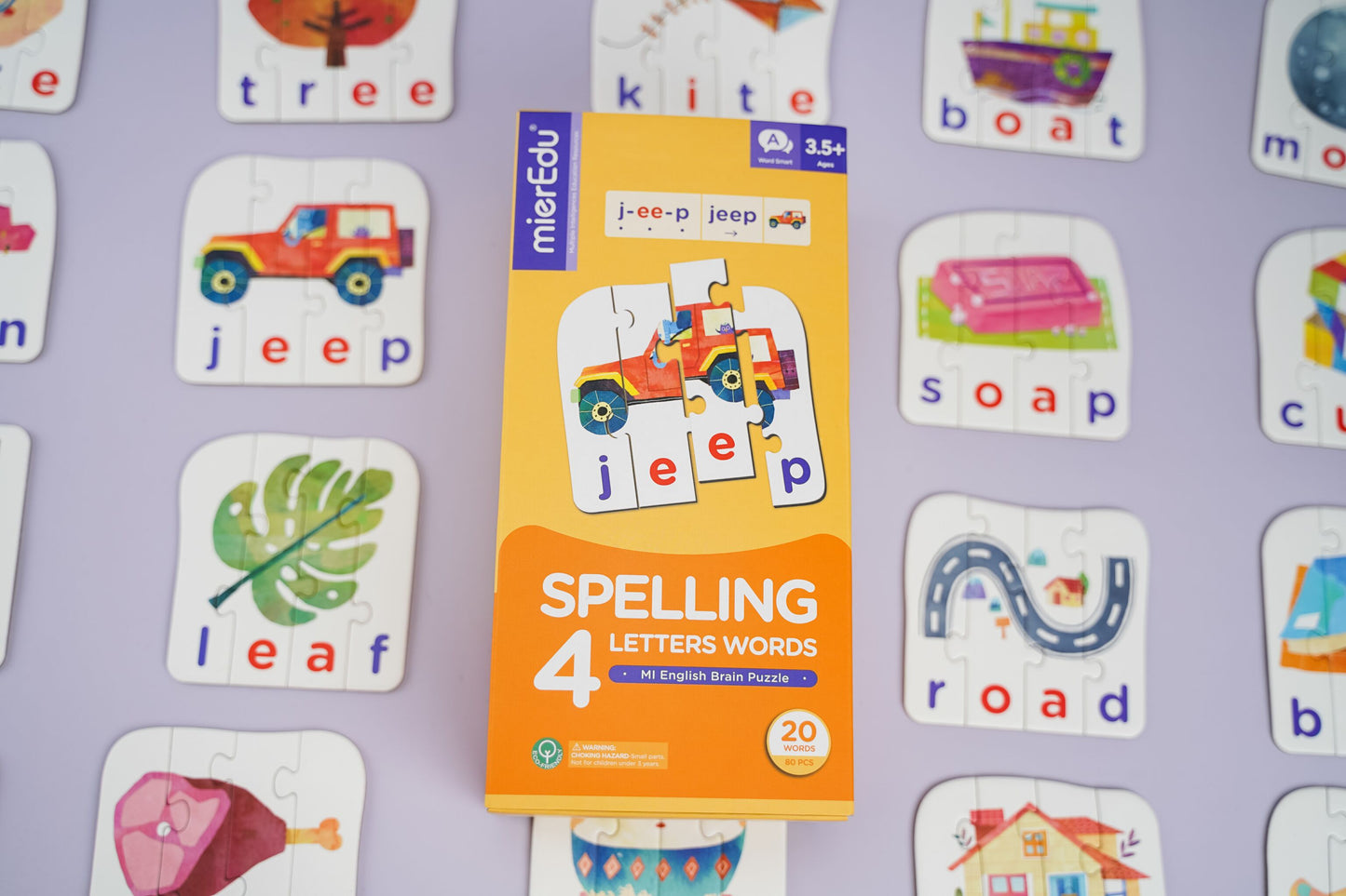 Spelling 4 Letters Words Puzzle