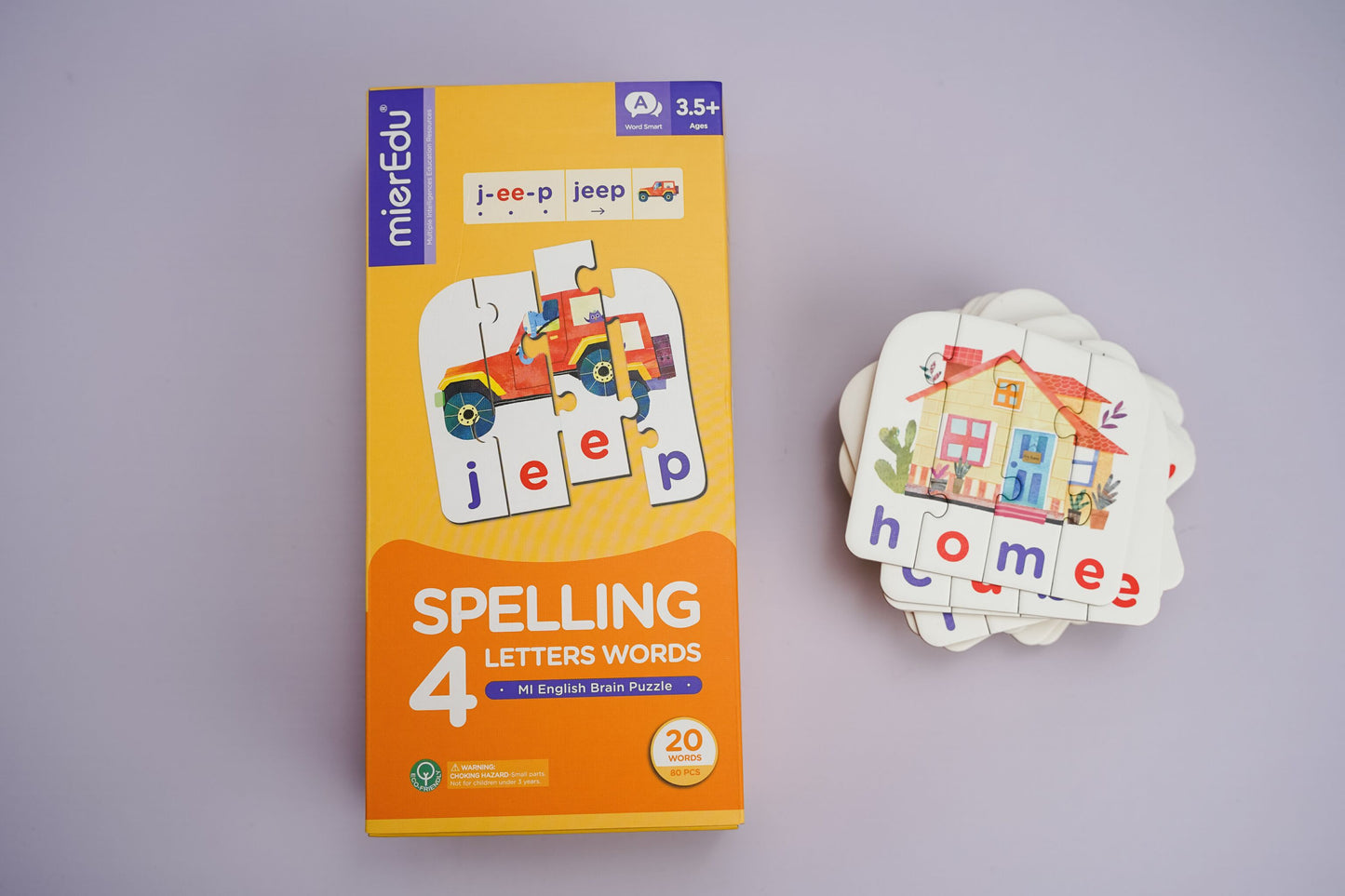 Spelling 4 Letters Words Puzzle